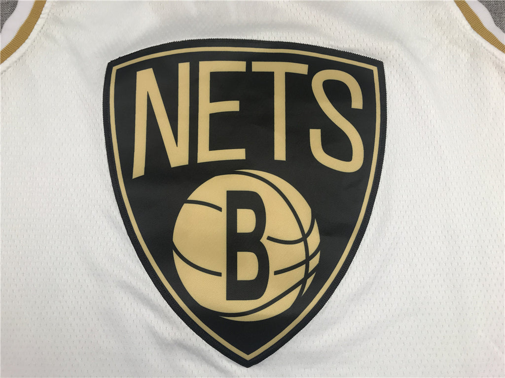 Men's Brooklyn Nets Kyrie Irving White Swingman Player Jersey