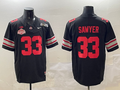 Men's Ohio State Buckeyes Jack Sawyer Black 2025 CFP Final National Champions Patch F.U.S.E. Jersey
