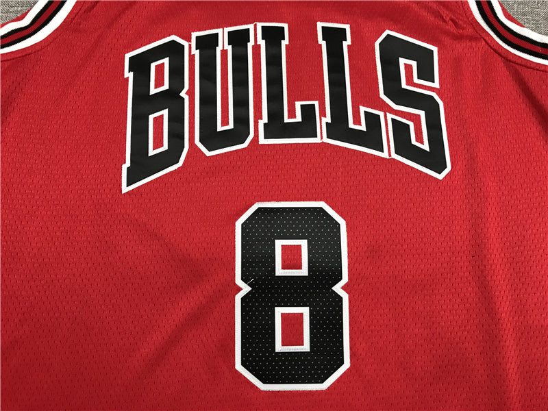Men's Chicago Bulls Zach LaVine Red Fast Break Player Jersey