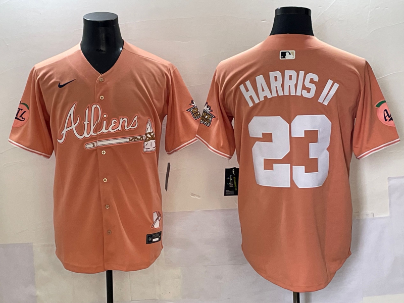Men's Atlanta Braves Michael Harris II Pink 2025 City Connect Limited Player Jersey