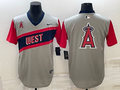 Men's Los Angeles Angels Gray Replica Player Jersey