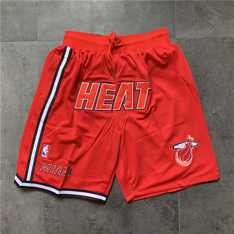 Men's Miami Heat Red Basketball Shorts