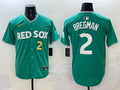 Men's Boston Red Sox Alex Bregman Green 2025 City Connect Replica Player Jersey