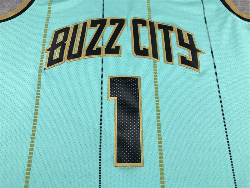 Men's Charlotte Hornets LaMelo Ball Light Green 2022/23 Swingman Jersey