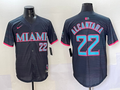 Men's Miami Marlins Sandy Alcantara Black 2025 City Connect Limited Jersey