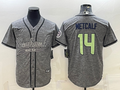 Men's Seattle Seahawks DK Metcalf Gray Player Jersey Joint Edition