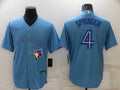 Men's Toronto Blue Jays George Springer Light Blue Replica Baseball Jersey