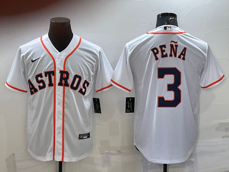 Men's Houston Astros Jeremy Pena White Home Replica Jersey