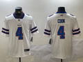Men's Buffalo Bills James Cook White Game Player Jersey