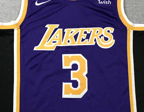 Men's Los Angeles Lakers Anthony Davis Purple Swingman Jersey