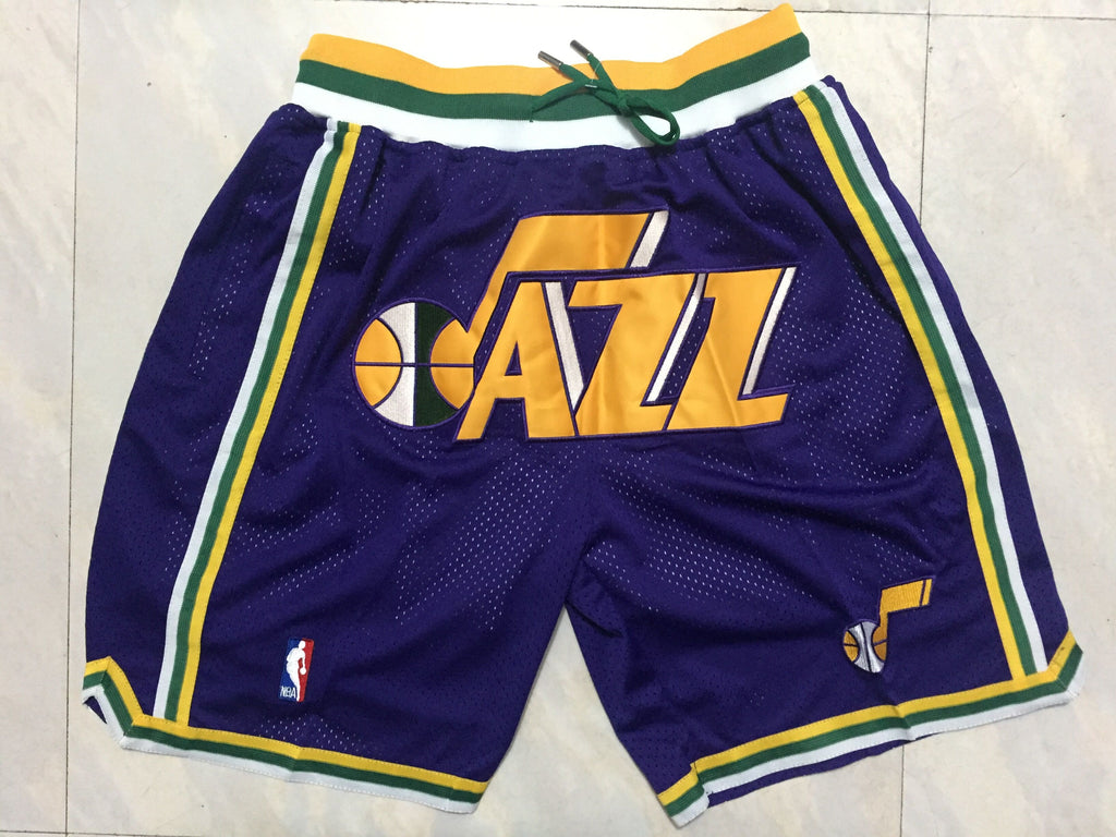 Men's Utah Jazz Purple Basketball Shorts