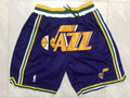 Men's Utah Jazz Purple Basketball Shorts