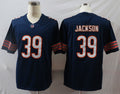 Men's Chicago Bears Eddie Jackson Navy Game Player Jersey