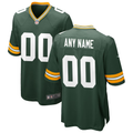 Men's Green Bay Packers Green Custom Game Jersey