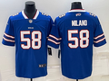 Men's Buffalo Bills Matt Milano Royal Game Player Jersey