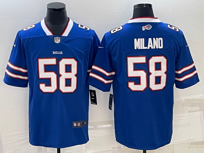 Men's Buffalo Bills Matt Milano Royal Game Player Jersey
