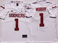 Men's Oklahoma Sooners Kyler Murray White Player Game Jersey