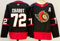 Men's Ottawa Senators Thomas Chabot Fanatics Black Home Breakaway Jersey