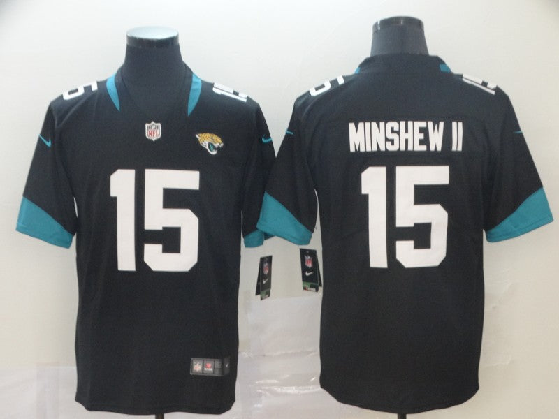 Men's Jacksonville Jaguars Gardner Minshew II Black Game Player Jersey