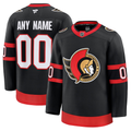 Men's Ottawa Senators Fanatics Black Home Premium Custom Jersey