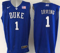 Men's Duke Blue Devils Kyrie Irving Blue Game Jersey