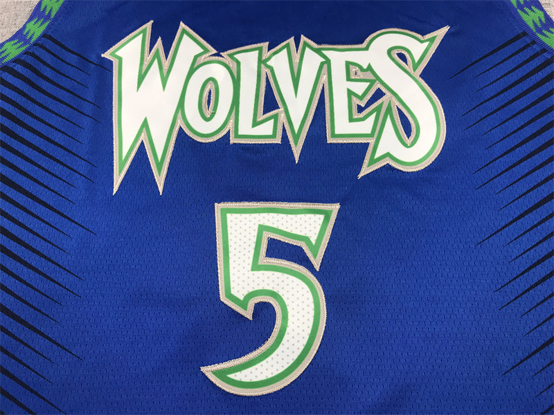 Men's Minnesota Timberwolves Anthony Edwards Blue Swingman Jersey - City Edition