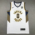 Men's Indiana Pacers Tyrese Haliburton White Swingman Jersey - Association Edition