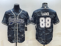Men's Dallas Cowboys CeeDee Lamb Grey Camouflage Game Jersey Joint Edition