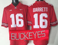 Men's Ohio State Buckeyes JT Barrett Scarlet Player Game Jersey
