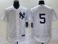 Men's New York Yankees Joe DiMaggio White Replica Player Name Jersey