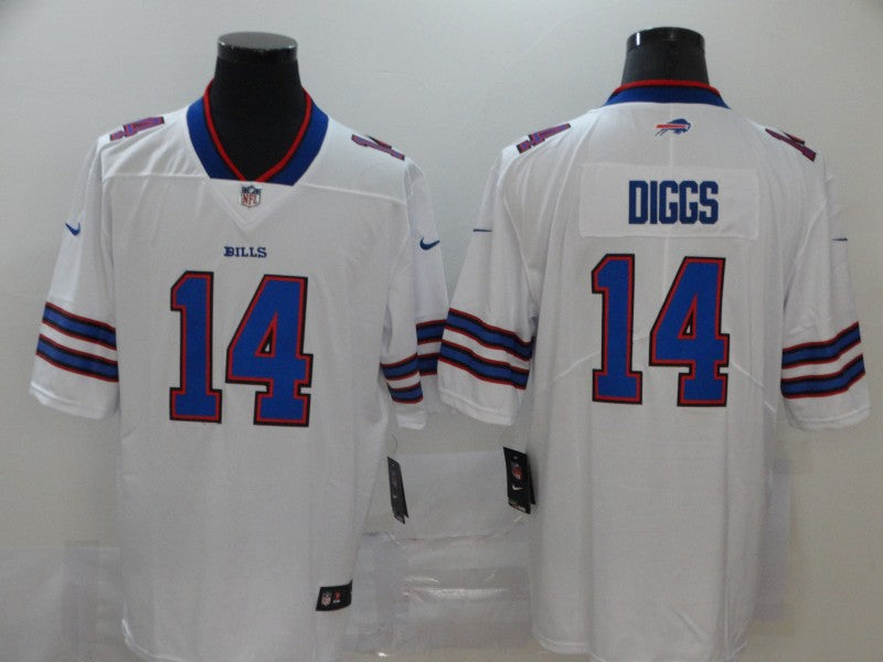 Men's Buffalo Bills Stefon Diggs White Game Player Jersey