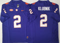 Men's Clemson Tigers Cade Klubnik Purple Player Jersey