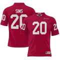 Men's Oklahoma Sooners Billy Sims Crimson Player Game Jersey