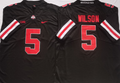 Men's Ohio State Buckeyes Garrett Wilson Black Player Game Jersey