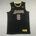 Men's Los Angeles Lakers LeBron James 2020/21 Black Swingman Player Jersey