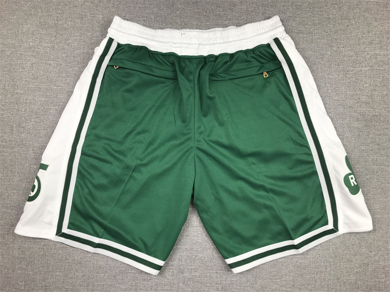 Men's Boston Celtics Green/White City Edition Basketball Shorts