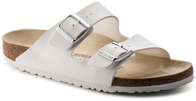 Birkenstock Arizona 51733 Birko-Flor White Fashion Slippers