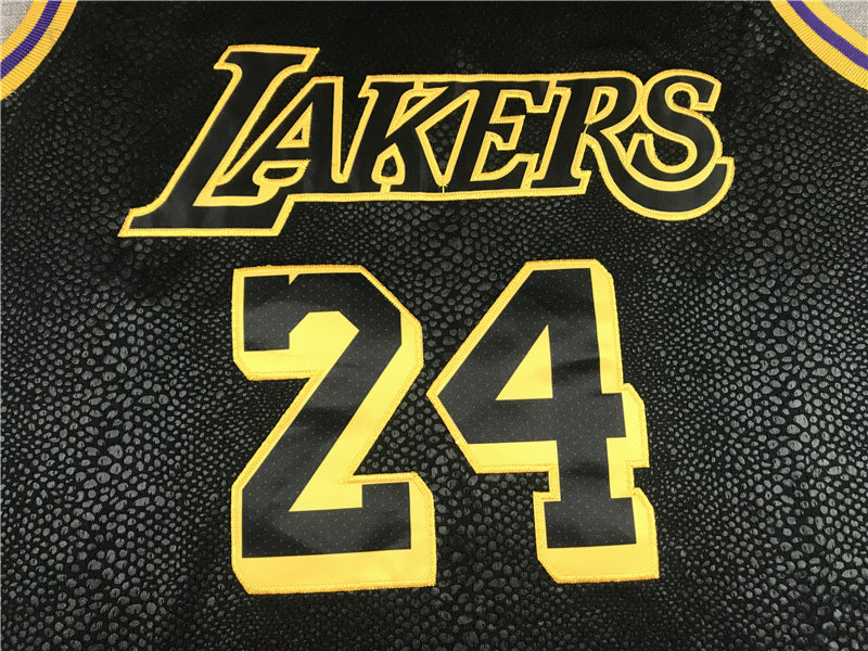 Men's Black mamba Los Angeles Lakers Kobe Bryant Jersey peach heart