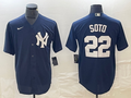 Men's New York Yankees Juan Soto Navy Replica Player Jersey