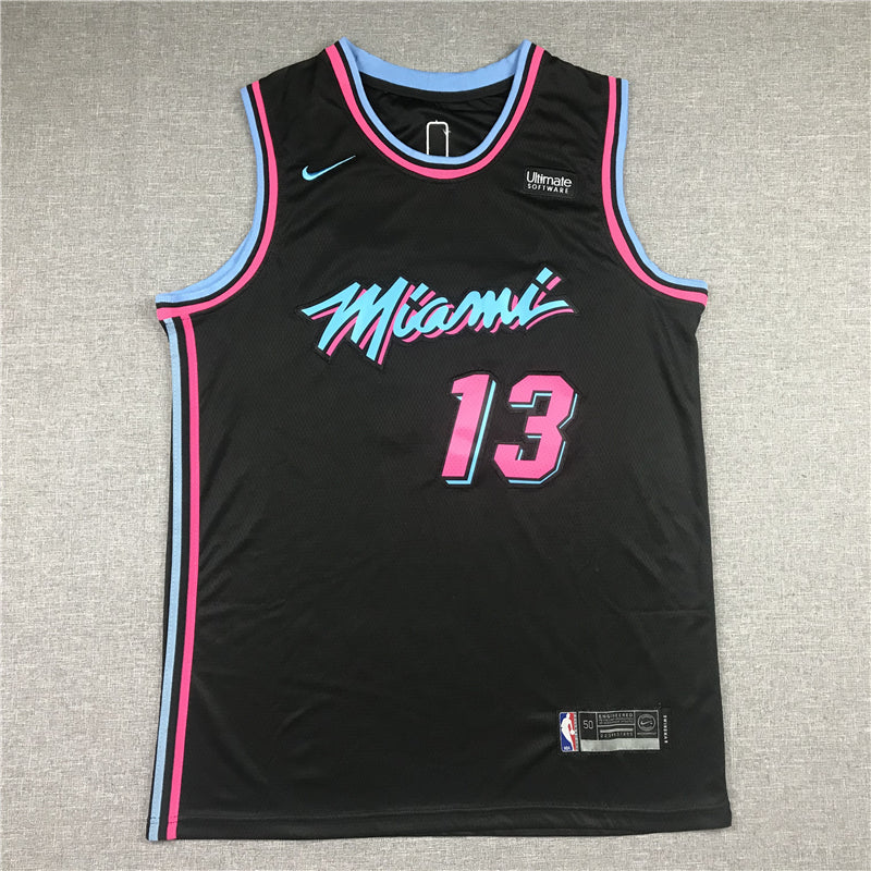 Men's Miami Heat Bam Adebayo Black Swingman Player Jersey