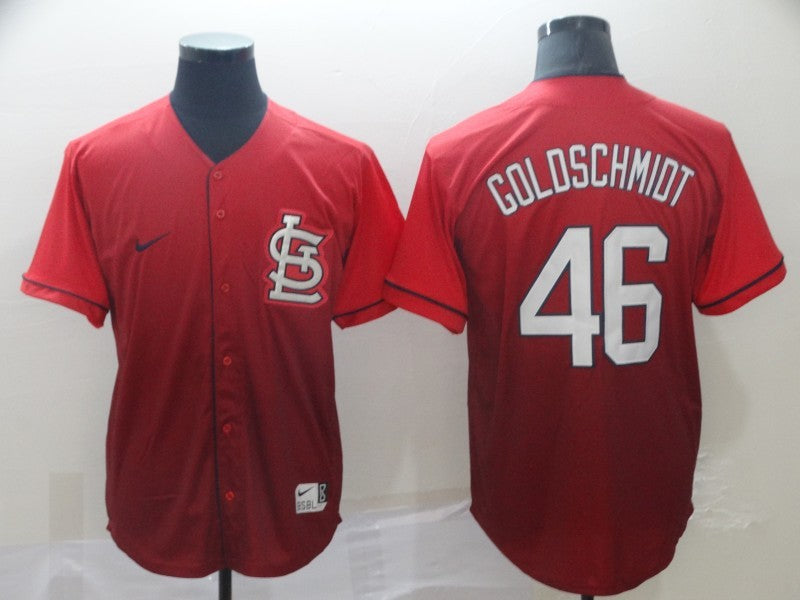 Men's St. Louis Cardinals Paul Goldschmidt Red Stitched Jersey