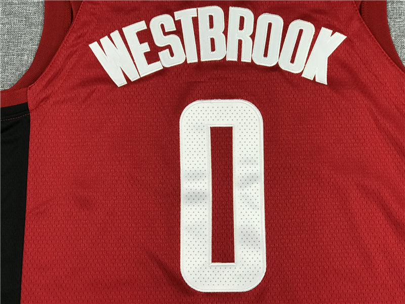 Men's Houston Rockets Russell Westbrook NBA Red Swingman Jersey