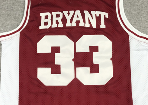 Men's Los Angeles Lakers Kobe Bryant Lower Merion High School Jersey Maroon