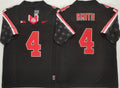 Men's Ohio State Buckeyes Jeremiah Smith Black Player Game Jersey