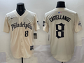 Men's Philadelphia Phillies Nick Castellanos Cream Limited Player Jersey