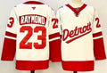 Men's Detroit Red Wings Lucas Raymond Fanatics White Player Jersey