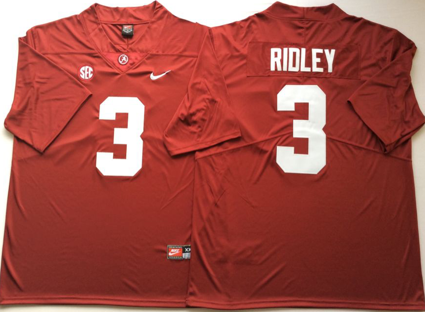 Men's Alabama Crimson Tide Calvin Ridley Crimson Player Game Jersey