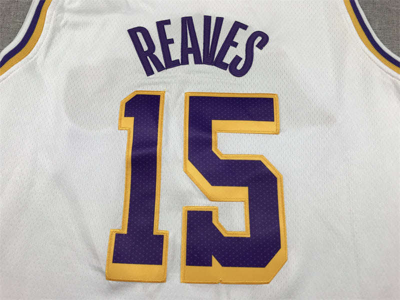 Men's Los Angeles Lakers Austin Reaves White 2022/23 Swingman Jersey - Association Edition