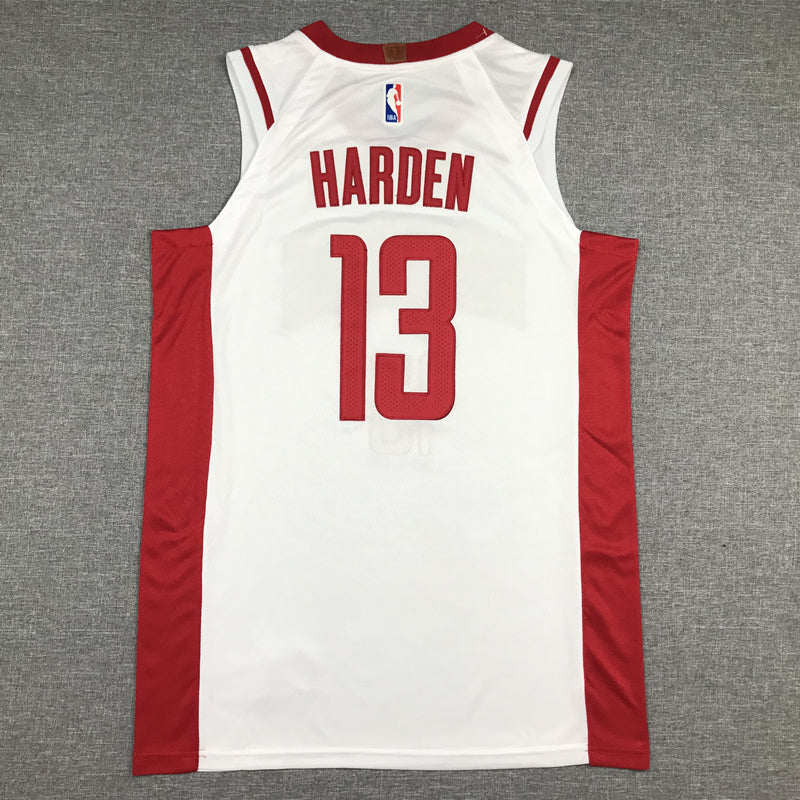 Men's Houston Rockets James Harden NBA White Player Replica Jersey