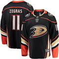 Men's Anaheim Ducks Trevor Zegras Black Home Breakaway Player Jersey